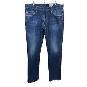 AG Adriano Goldschmied Everett Jeans Mens 34x31 Dark Blue Slim Straight